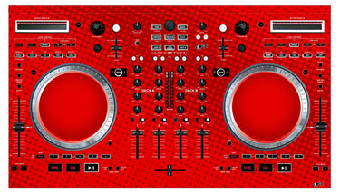 Numark NS 6 Skin Gradienter Red